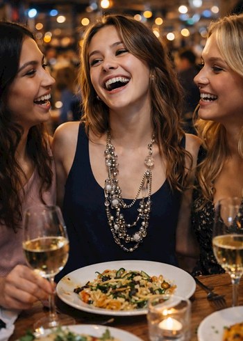 Vintage Boncuklu Bohem Kadın Kolye - Görsel 2