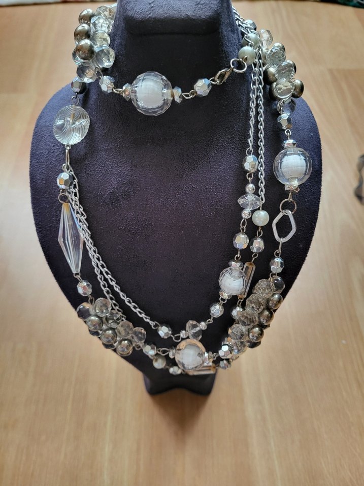 Vintage Boncuklu Bohem Kadın Kolye - Görsel 3