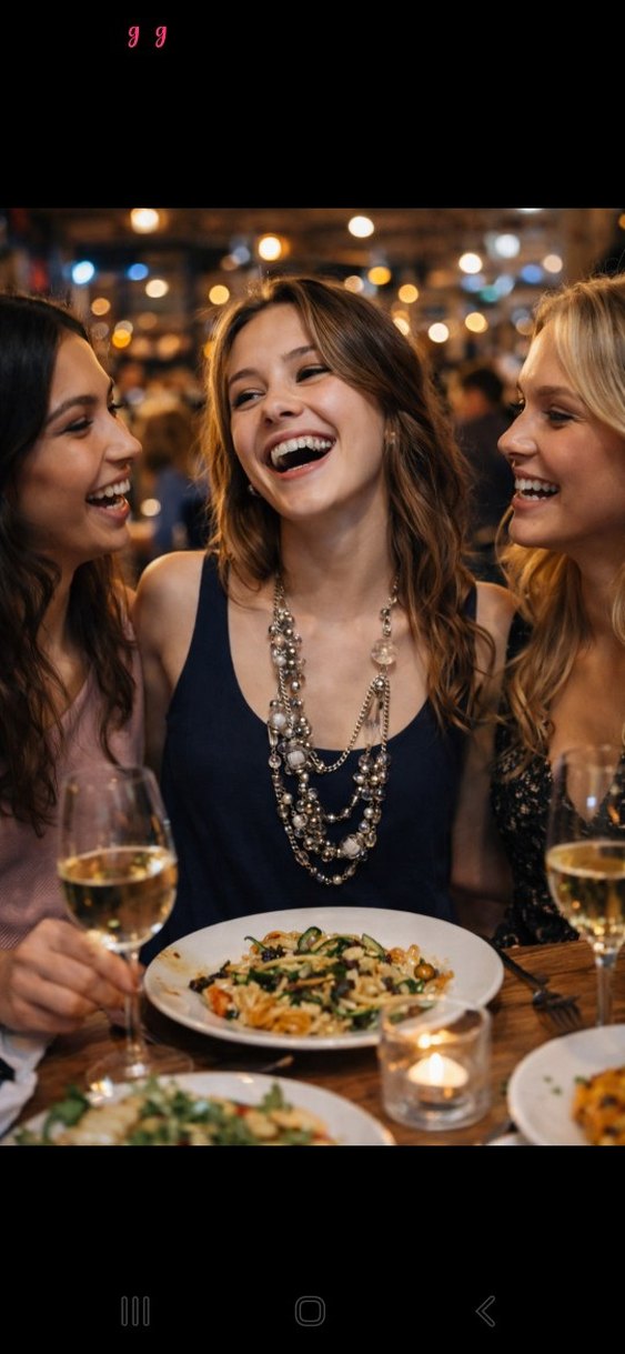 Vintage Boncuklu Bohem Kadın Kolye - Görsel 2