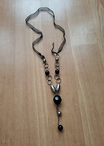 vintage kurdelali kolye - Görsel 2