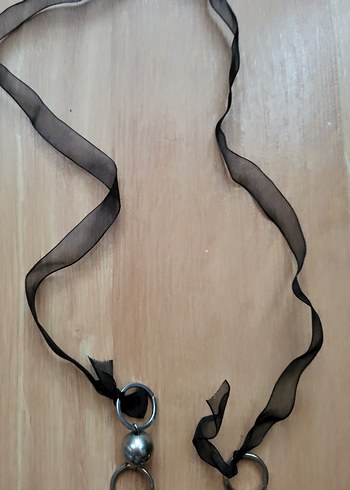 vintage kurdelali kolye - Görsel 3