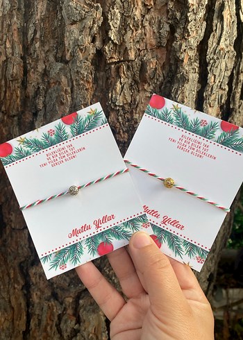 Yılbaşı Hediye Şans Bileklik Martenitsa Yeni yıl - Görsel 2