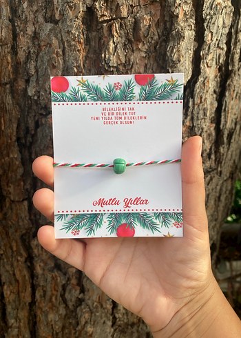 Yılbaşı Hediye Şans Bileklik Martenitsa Yeni yıl - Görsel 4