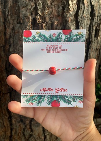 Yılbaşı Hediye Şans Bileklik Martenitsa Yeni yıl - Görsel 5