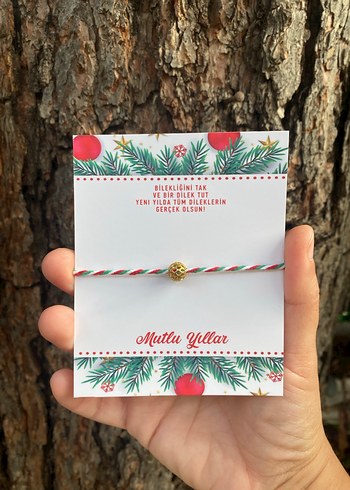 Yılbaşı Hediye Şans Bileklik Martenitsa Yeni yıl - Görsel 7