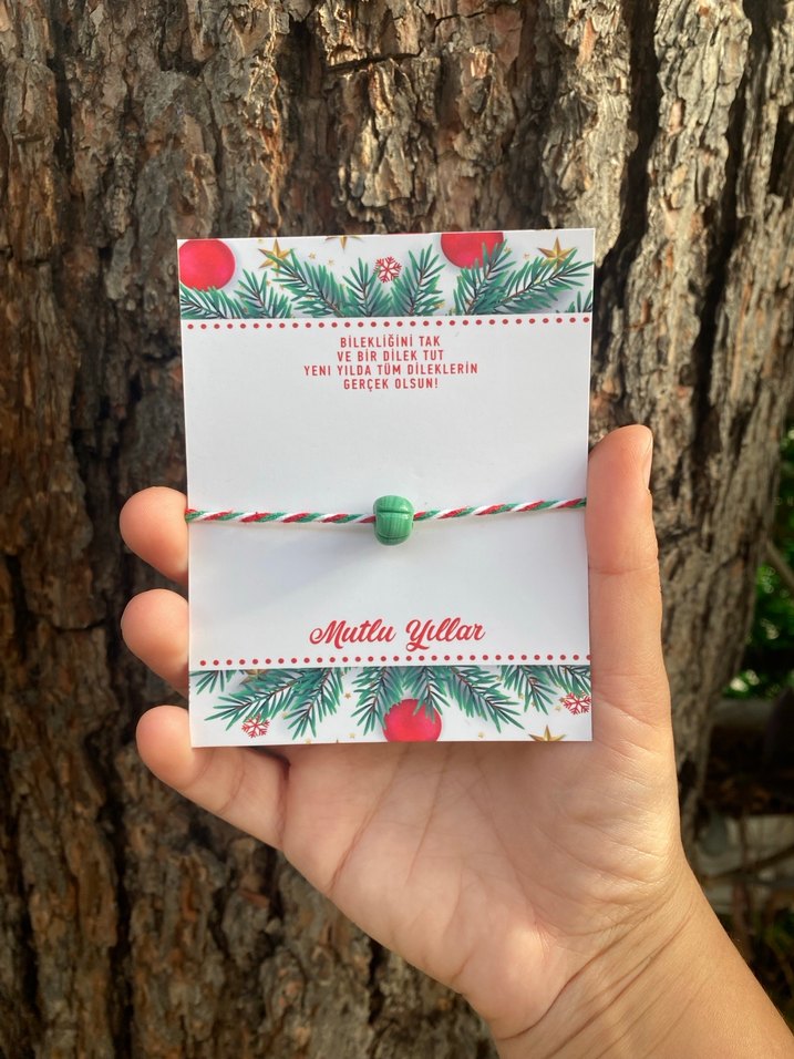 Yılbaşı Hediye Şans Bileklik Martenitsa Yeni yıl - Görsel 4