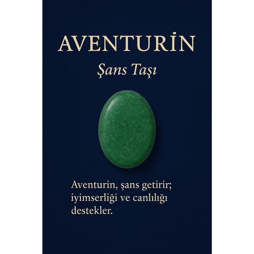 Aventurin Doğal Taş Bileklik Yılbaşı Hediye Şans Taşı - Görsel 5