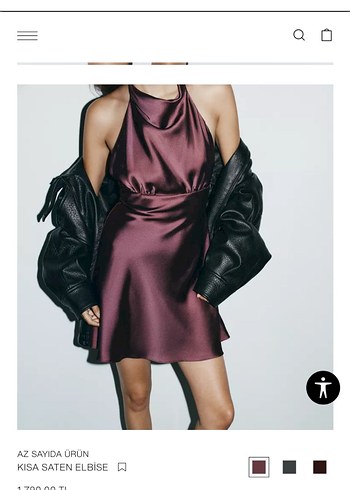 Bordo Midi Straplez Kadın Kokteyl Elbisesi - Görsel 2