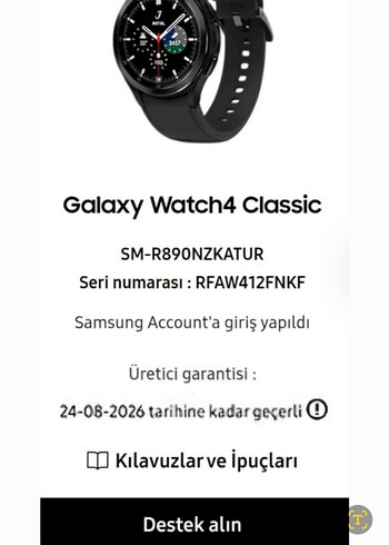 samsung watch 4 classic 46 mm - Görsel 5