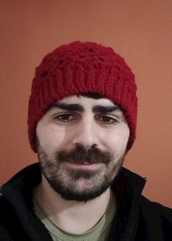 Bordo Örgü Kadın, Erkek Bere - Görsel 9