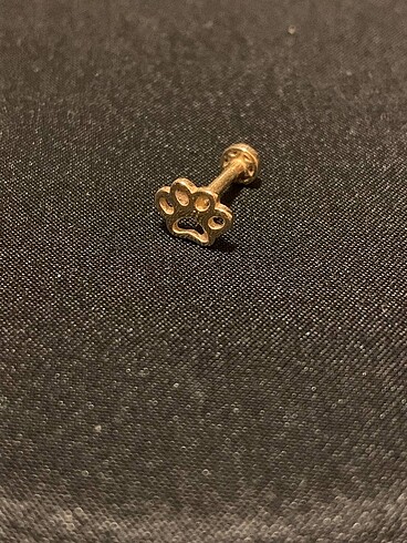  Beden Kürel Accessories 14 Ayar Altın Tragus Piercing Pati Model