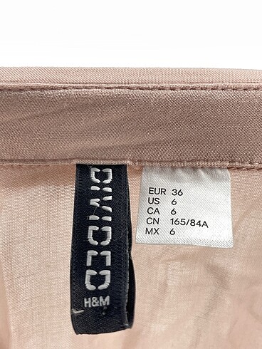 36 Beden pembe Renk H&M Gömlek %70 İndirimli.