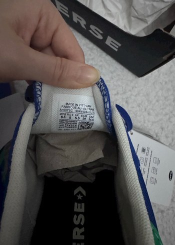 Converse Run Star Trainer Unisex Mavi Süet Sneaker - Görsel 9