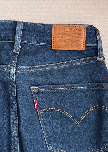 Levis Koyu Mavi Denim Jean