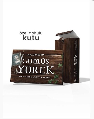 Beden Gümüş yürek 2 - D. N. Archeron sıfır ciltli yan boyamalı