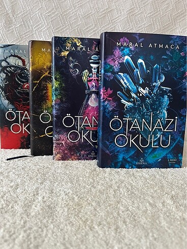 Ötanazi Okulu 1-4 - Meral Atmaca ciltli sıfır kitap
