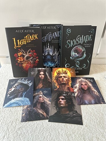 Lighlark - Lightbane - Skyshade - Alex Aster ciltli sıfır kitap