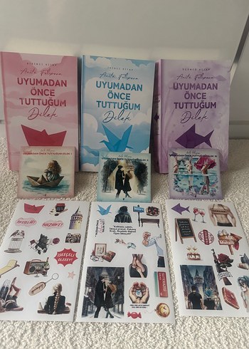 Uyumadan tuttuğum dilek seti Sticker,Ayraç Hediye Anita Felipova