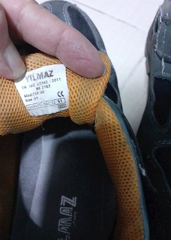 42 numara ucu demirli iş ayakkabısı temiz - Görsel 3