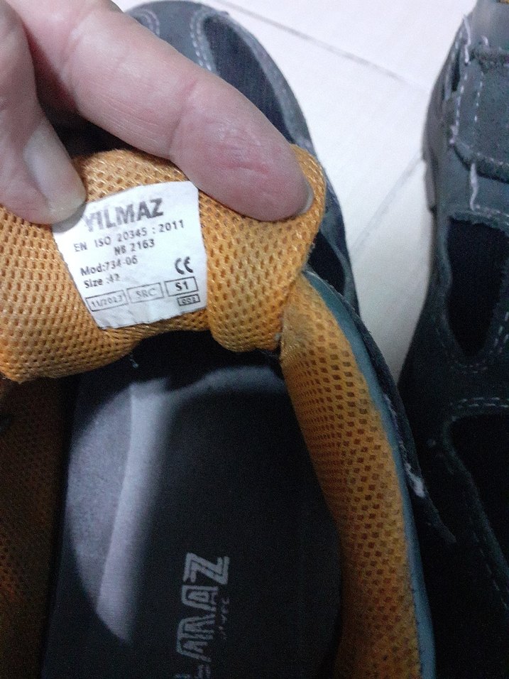 42 numara ucu demirli iş ayakkabısı temiz - Görsel 3
