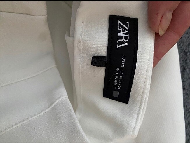Zara xs beyaz pantolon - Görsel 4
