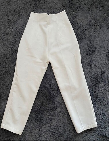 Zara xs beyaz pantolon - Görsel 2
