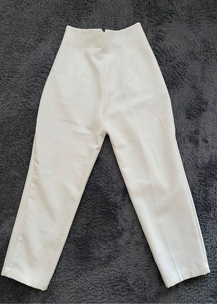Zara xs beyaz pantolon - Görsel 2