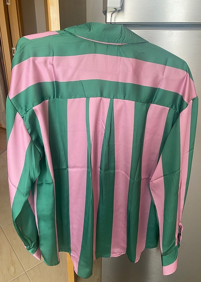 Zara muadili s beden saten gömlek - Görsel 3