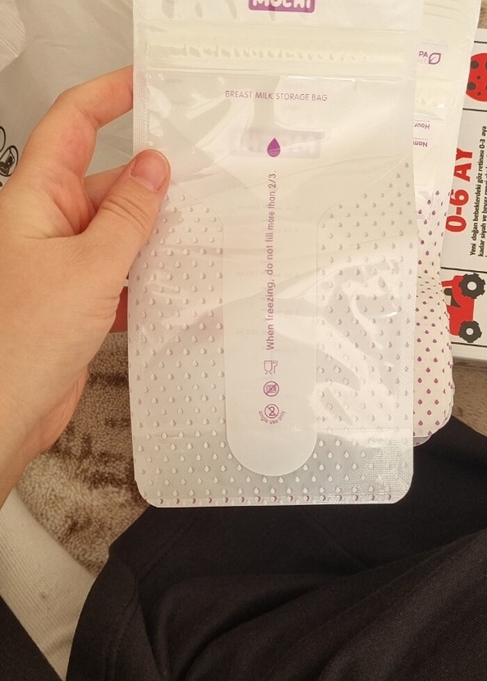 Mochi anne sütü poşeti  - Görsel 2