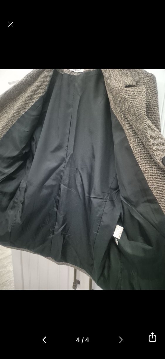 Düğmeli Bej Kadın Blazer Ceket - Görsel 4