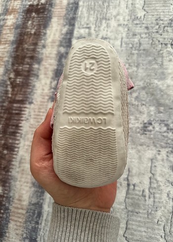 Kız Çocuk Pembe Unicorn Baskılı Cırt Cırtlı Sandalet - Görsel 4