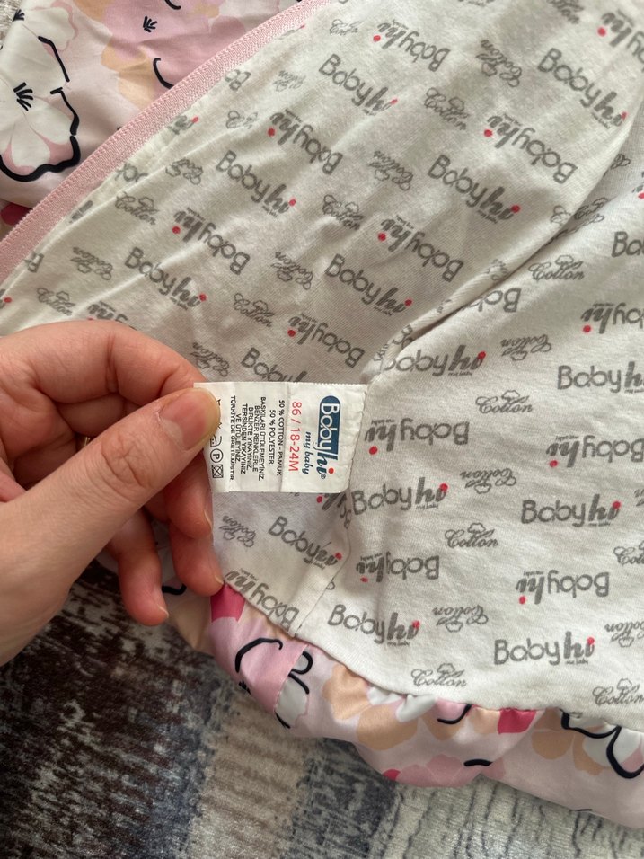 Kız Çocuk Kapüşonlu Desenli Yağmurluk - Görsel 5