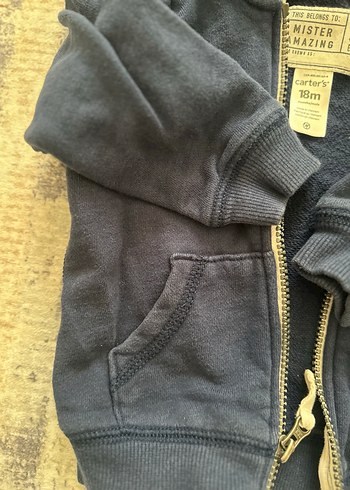 Erkek Çocuk Kapüşonlu Fermuarlı Sweatshirt - Görsel 2