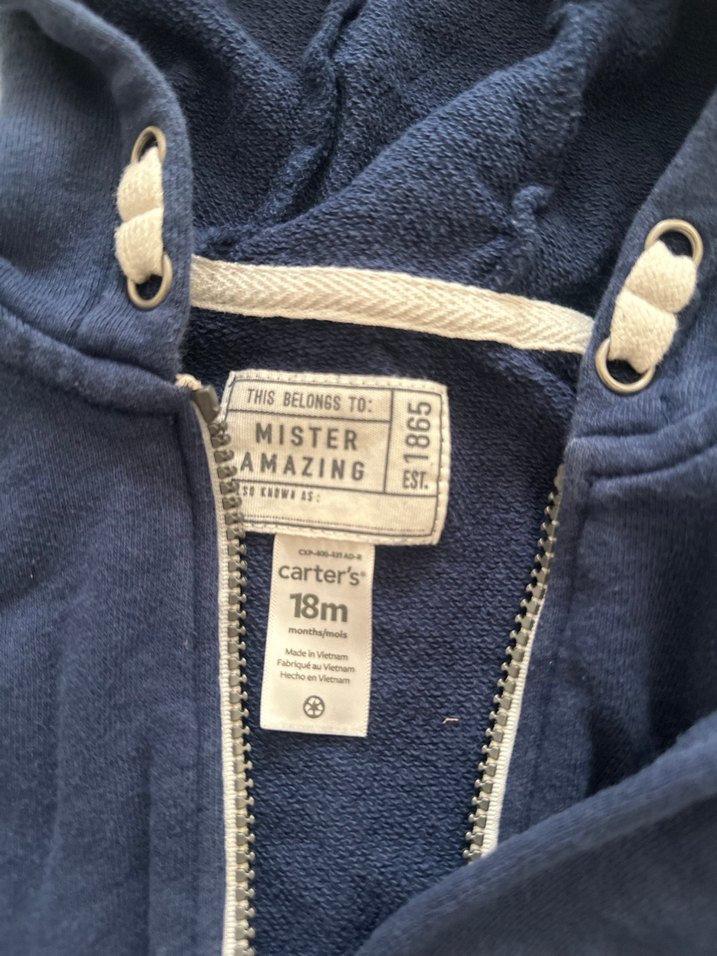 Erkek Çocuk Kapüşonlu Fermuarlı Sweatshirt - Görsel 4