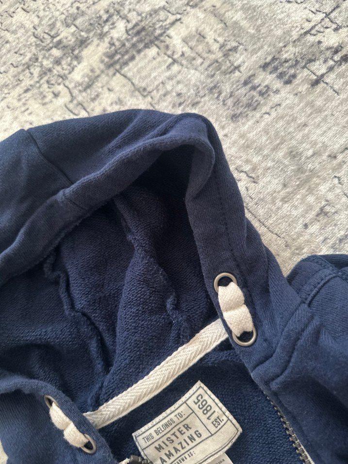 Erkek Çocuk Kapüşonlu Fermuarlı Sweatshirt - Görsel 3