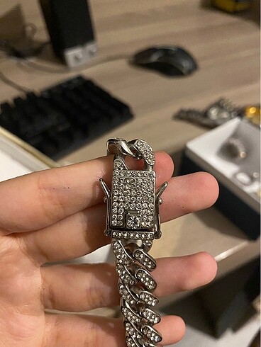  Beden beyaz Renk Chain kolye