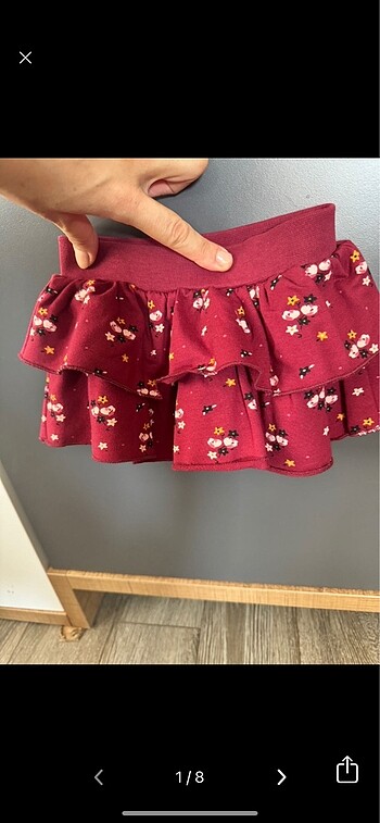 Fırfırlı mini etek