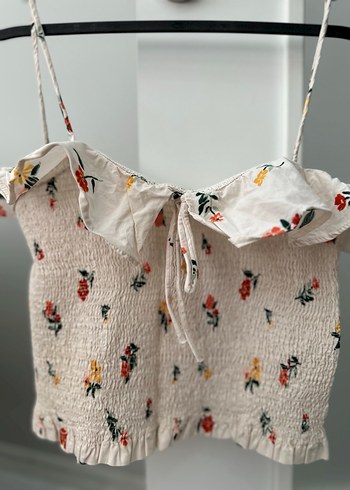 Zara Desenli, Fırfırlı, Askılı Kadın Büstiyer - Görsel 2