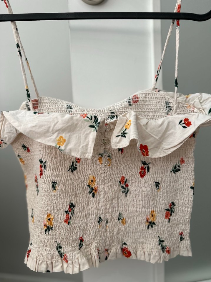 Zara Desenli, Fırfırlı, Askılı Kadın Büstiyer - Görsel 3