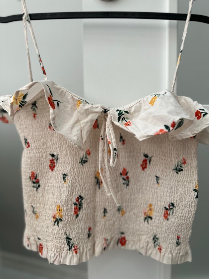 Zara Desenli, Fırfırlı, Askılı Kadın Büstiyer - Görsel 2