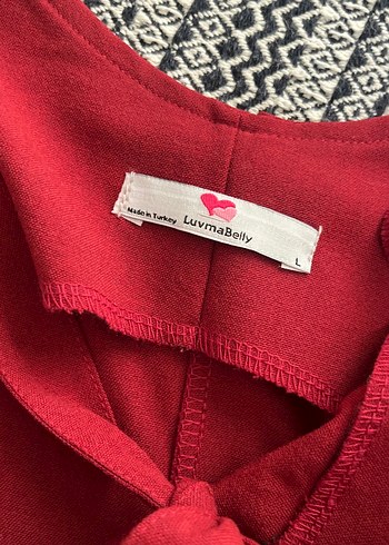 Bordo Saten Salaş Tulum - Görsel 4