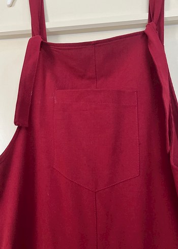 Bordo Saten Salaş Tulum - Görsel 2