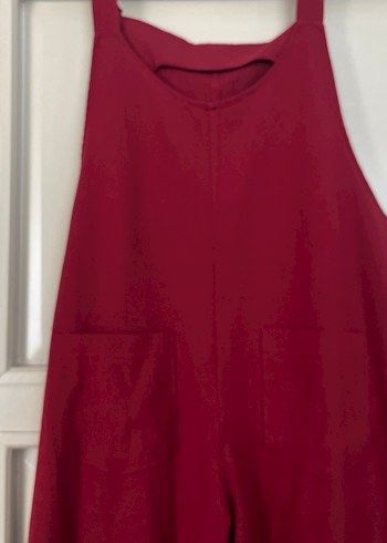 Bordo Saten Salaş Tulum - Görsel 3