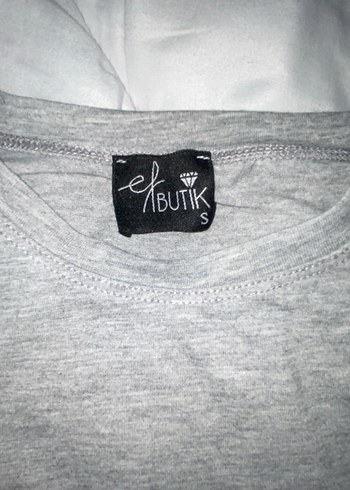 Gri Baskılı Tişört - Görsel 3