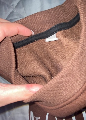 Kahverengi Michigan Baskılı Sweatshirt - Görsel 2