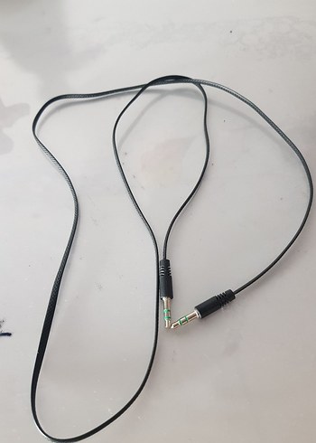 Renkli 3.5mm Ses Kablosu Siyah