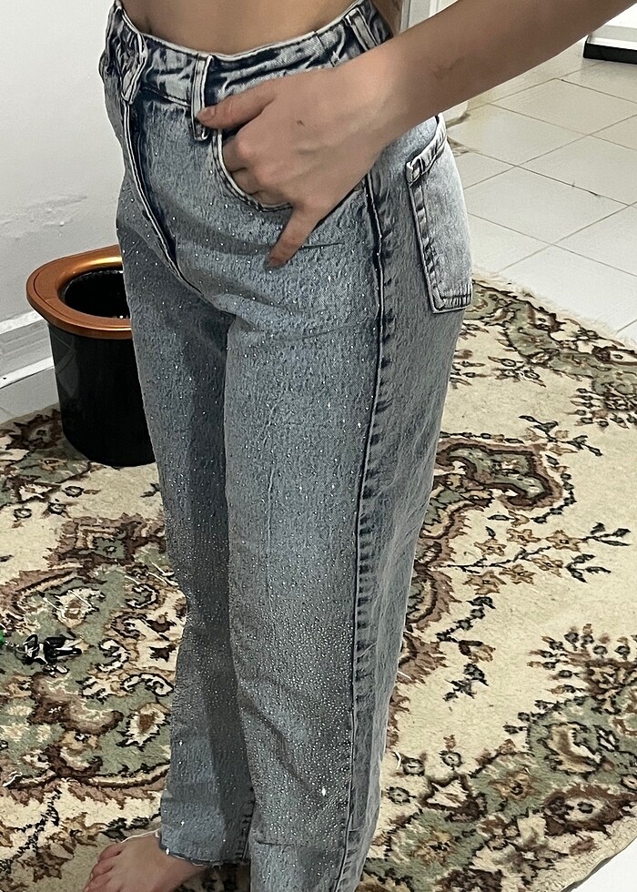 Taşlı pantolon - Görsel 3