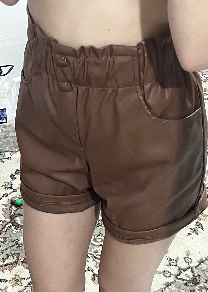 Deri şort - Görsel 2