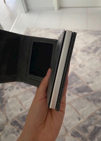 Gri Mekanizmalı Erkek Cüzdanı - Görsel 3