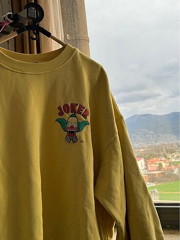 The Simpsons sarı Sweatshirt